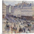 thumbnail image 1 of ARTCANVAS The Place Du Havre Paris Canvas Art Print by Camille Pissarro - Size: 18" x 18" (0.75" Deep), 1 of 9