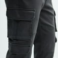 thumbnail image 3 of Men's Lazer Stacked Cargo Jogger Pants Color: Khaki Size: L, 3 of 4