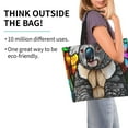 Animal art Canvas Tote Large casual shoulder bag Tote reusable