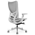thumbnail image 2 of Forward Furniture Vail Arched Mid Back Mesh Office Chair - Commercial Grade - Supports up to 300 lbs. - Lumbar Support - Knee Tilt - Seat Slider - White Frame/Gray Mesh, 2 of 3