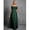 Dark Green-M, variant on Dark Green Off Shoulder Twist Ruched Satin A-Line Evening Gown Maxi Dress
