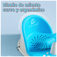 thumbnail image 4 of Asiento de Baño para Bebé con Respaldo y Ventosas Antideslizantes Color Azul Elegate, 4 of 7