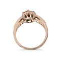 thumbnail image 3 of 1ct Vintage Morganite & Diamond Ring 14K Rose Gold, 3 of 3