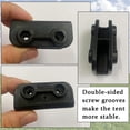 thumbnail image 3 of Piezas de repuesto para tienda de campaña con toldo, conector de 2 vías, negro, 4 unidades, 3 of 6