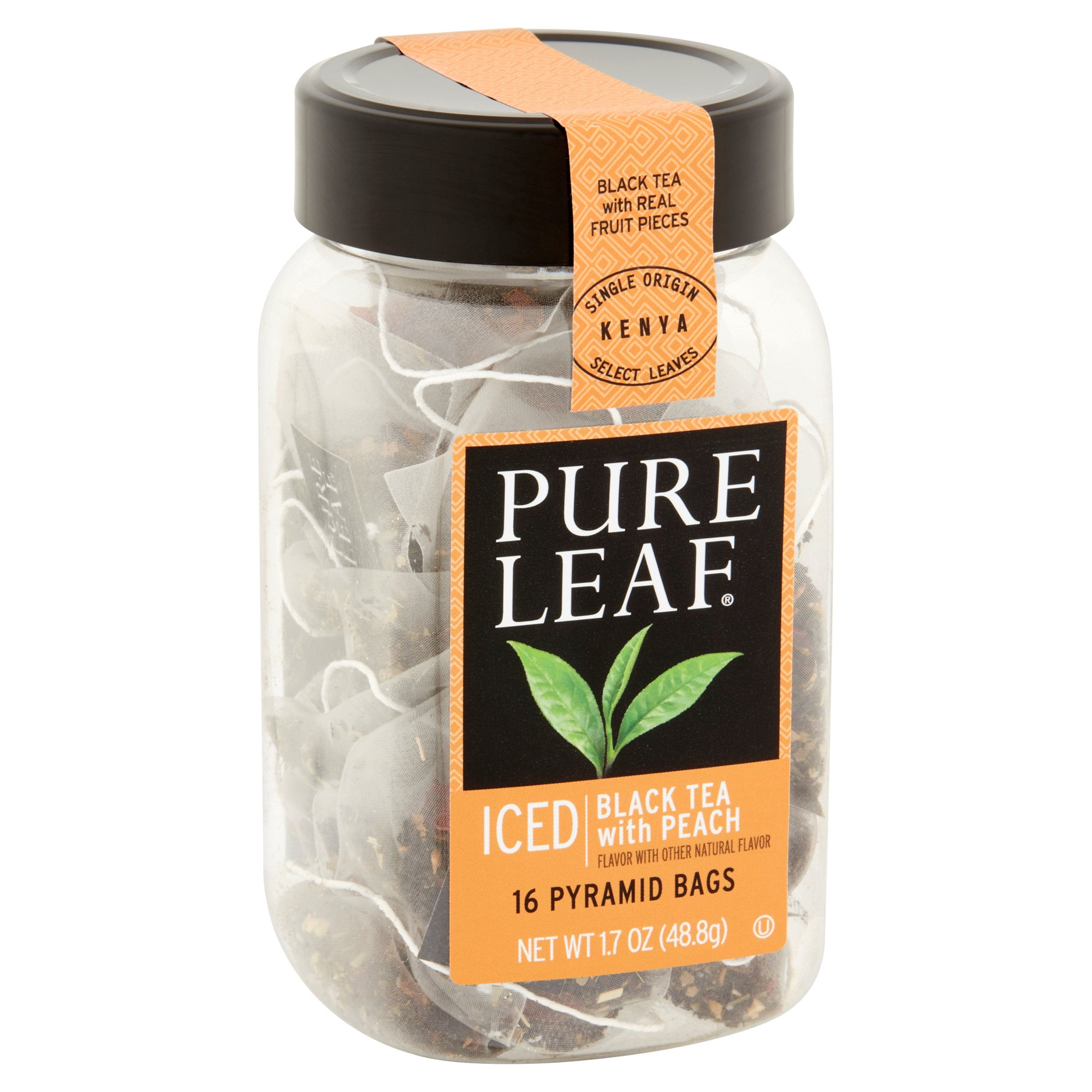 Pure Leaf Tea Bags Black With Peach 16 Ct