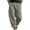 C170 Army Green, variant on CONZONE Mens Linen Pants Wide Leg Elastic Waist Drawstring Joggers For Men Baggy Casual Summer Trousers With Pockets
