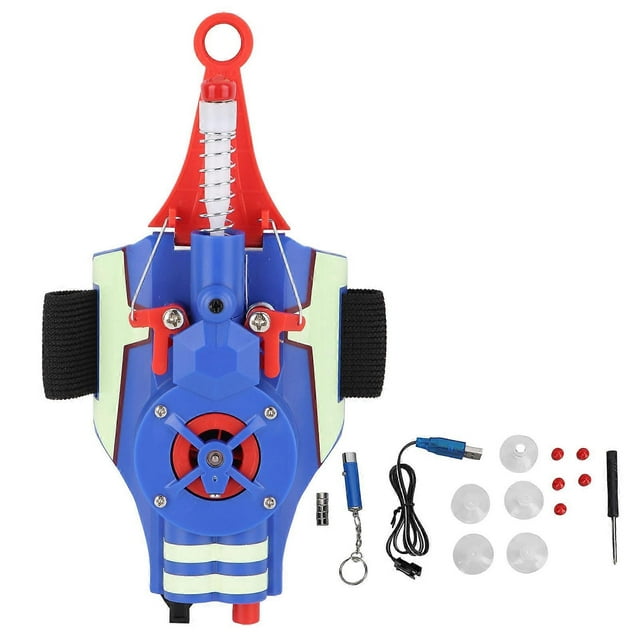Web Launcher String Toy Web Launcher Night Luminous Wrist Toy for Kid Adult with Luminous Pen Blue