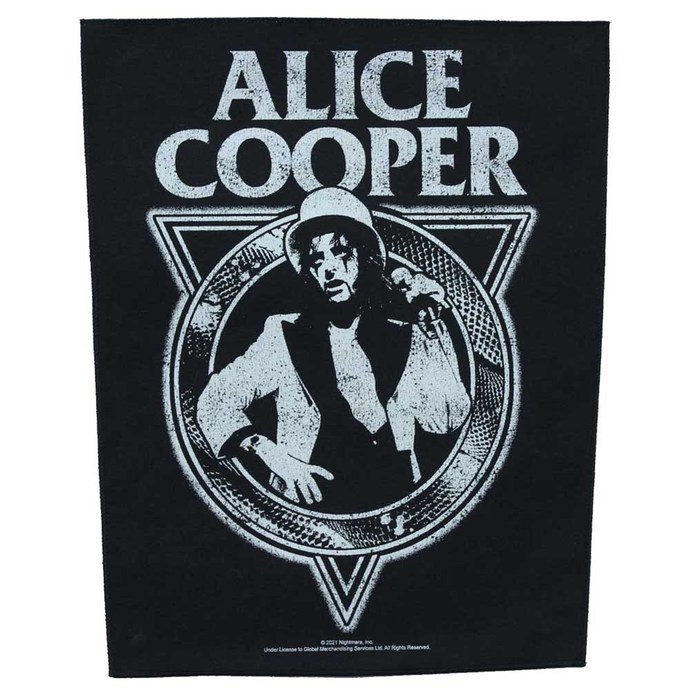 Alice Cooper Officially Licensed Gift Set - 1 Back Patch, 1 Standard Woven Patch, 1 Set of five Guitar Picks