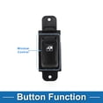 thumbnail image 3 of Interruptor de ventana eléctrica Unique Bargains No.9358026100 Interruptor de control de ventana del lado del pasajero para Hyundai Santa Fe 2002-2006 Negro, 3 of 7