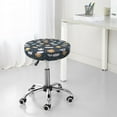 thumbnail image 4 of Uemuo Cartoon Animals Pattern Round Bar Stool Seat Covers Washable Stool Cushion Slipcover Elastic Bar Chair Covers-14 inch, 4 of 7