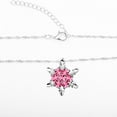 thumbnail image 4 of Full Diamond Snowflake Necklace Creative Christmas Halloween Gift Pendant Necklace, 4 of 9