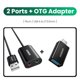 thumbnail image 1 of Tarjeta de sonido UGREEN, interfaz de Audio USB, micrófono externo de 3,5mm, adaptador de Audio, tarjeta de sonido para PC, portátil, PS4, auriculares, tarjeta de sonido USB Tan Jianjun unisex, 1 of 2