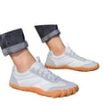 thumbnail image 3 of VeFlora Unisex Barefoot Minimalist Shoes, Wide Toe Box Zero Drop Sneakers, Breathable Non- Lightweight Casual Shoes for Trail Running Walking Hiking(White/43), 3 of 9
