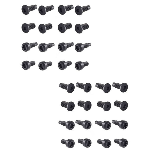 Tornillos para timbre, tornillos de seguridad de repuesto compatibles con Video Doorbell 2 y Pro, Video Doorbell, Video Doorbell 3 (8 juegos/32 piezas) Material de acero inoxidable