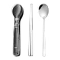 thumbnail image 1 of Bdfzl Stainless Steel Portable Tableware Two-Piece Set Fork Spoon Chopsticks Tableware, 1 of 1