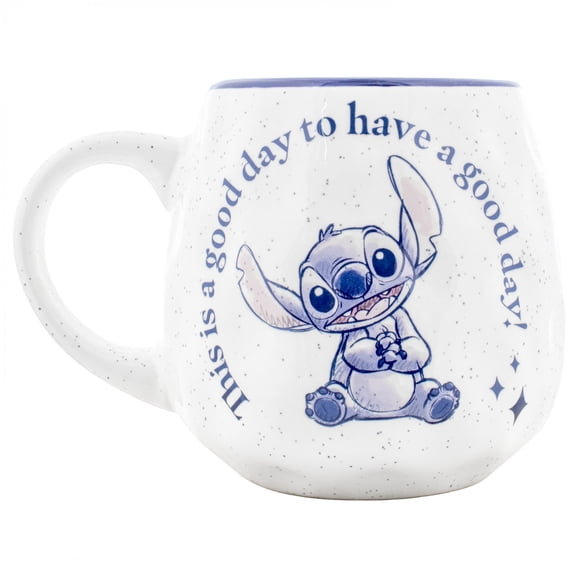 Lilo and Stitch A Good Day Egg-Shaped 17 oz. Ceramic Mug