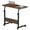 Brown(L), variant on Funnil C-Shape Side Table Lap Desks with Wheels for Home,Living Room Height Adjustable 26.8-35.4"