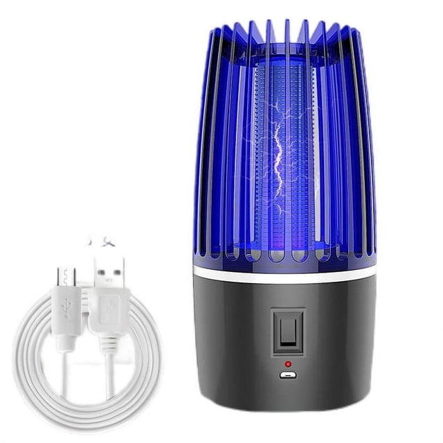 Bug Zapper Indoor, Mosquito Killer Bug Zapper Fly Trap con cable USB para el hogar, camping y patio