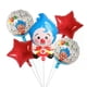 thumbnail image 2 of 5pcs Cartoon Plim Plip Clown Foil Balloons Set Happy Birthday Party Baby Shower Decorations Inflatable Helium Globos Kids Toys, 2 of 2