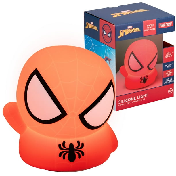 Lámpara de Silicona Suave Paladone de Spiderman Luz Nocturna
