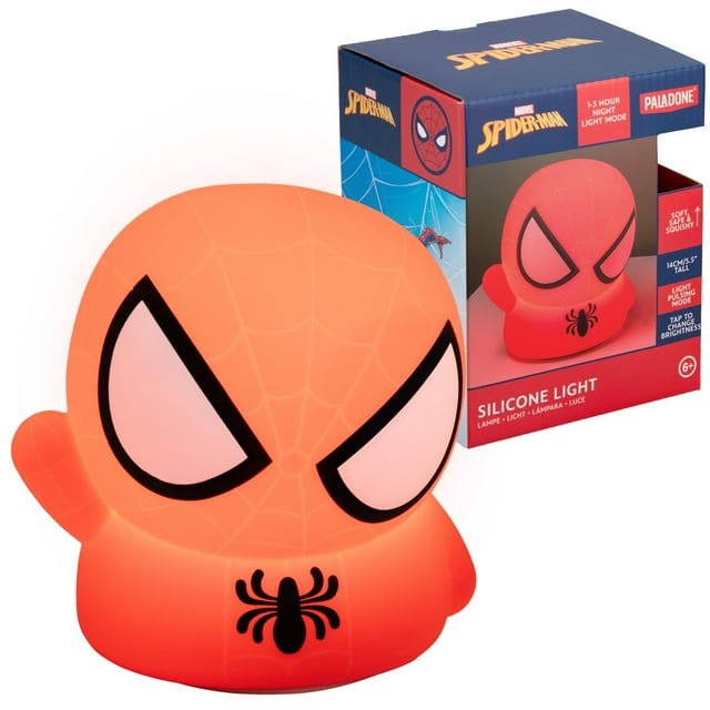 Lámpara de Silicona Suave Paladone de Spiderman Luz Nocturna