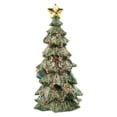 thumbnail image 3 of Northlight Glittered Christmas Tree with Presents, Berries and Bows Decoration - 6.75", 3 of 4