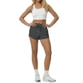 thumbnail image 6 of Sundazz Womens Sweat Shorts High Waisted Running Gym Workout Shorts Summer Casual Shorts with Pockets,Gray,L, 6 of 9