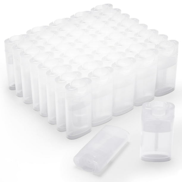 Envases de desodorante Wesiti de plástico rellenables de 15 ml, 100 unidades