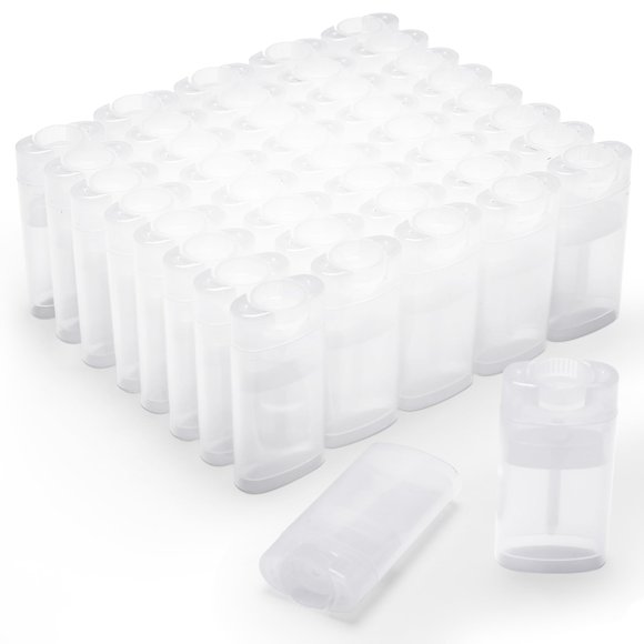 Envases de desodorante Wesiti de plástico rellenables de 15 ml, 100 unidades