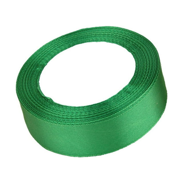 Gift Wrap Ribbon Wedding Clothes Making Supply Multi-color DIY Craft Accessories Festival Fabric Polyester Ribbons Box Ornaments Xmas Green 19