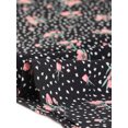 thumbnail image 5 of Camisa Con Cuello En V Y Solapa Con Botones Y Lunares En Forma De Corazón Para Mujer Floral Negro L, 5 of 5