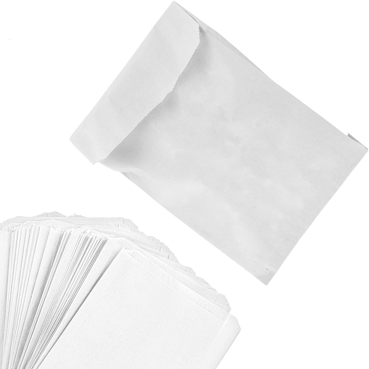 Stock Your Home White Wax Paper Disposable Sandwich Bags 200 Pack