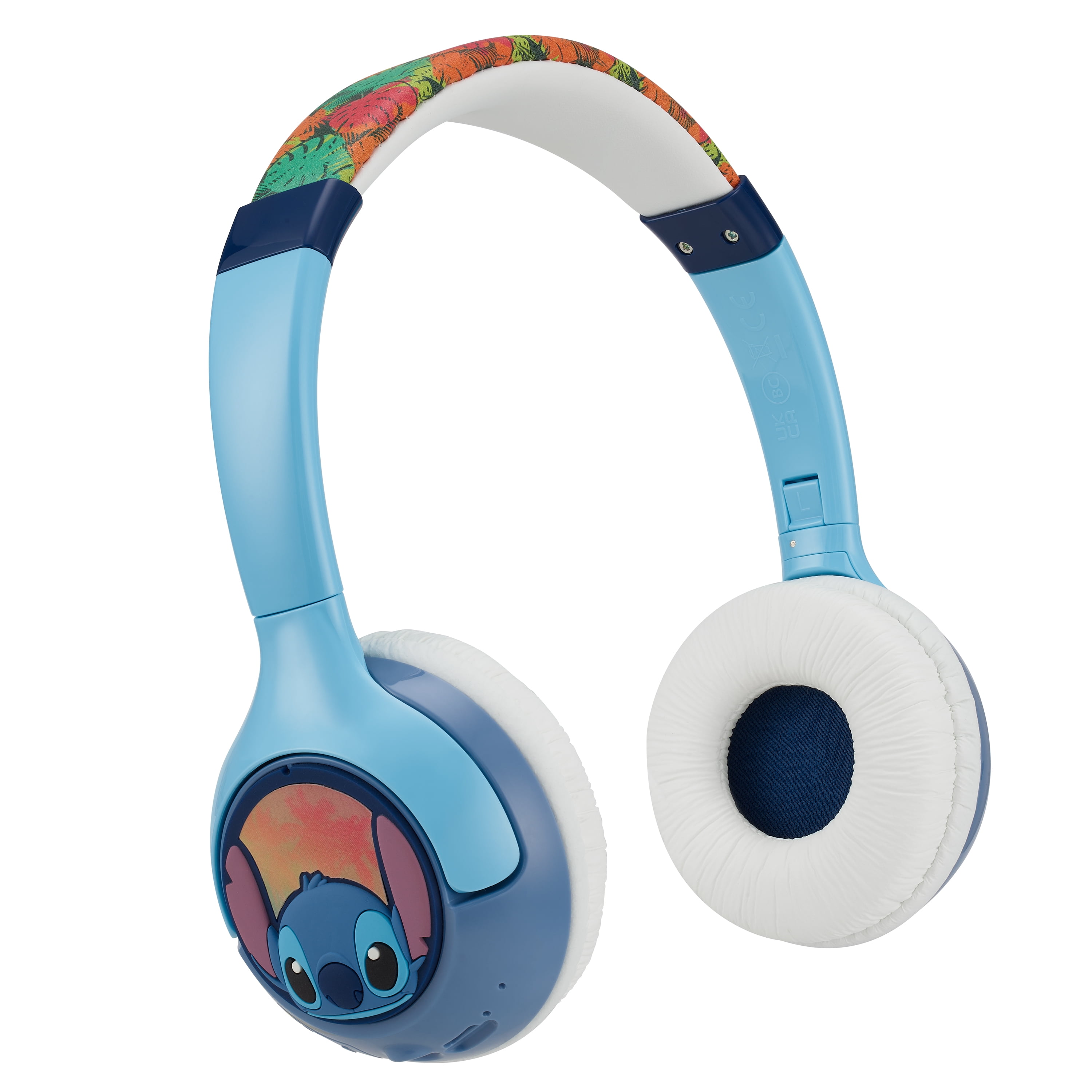 Ekids, Disney, Lilo & Stitch Headphones for Kids, Children Ages 6 and up, Bluetooth and Corded, Over-Ear Headphones