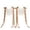 Coffee, variant on Gytml Custom Lace Wedding Chair Back Decor 2Pcs Personalized Text Sheer Tulle Chair Cover With Long Satin Ribbon Bow Diy Wedding Chair Decoration For Wedding Aisle(Red-12.99X17.72Inch)