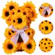 thumbnail image 4 of KAKOWELY Figura decorativa de oso de girasol con forma de oso, ideal para habitación de niña., 4 of 4