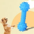 thumbnail image 4 of Teething Dog Toys for Puppies for Aggressive Chewers Bundle Multi Pack Outdoor Pet Toy Rubber Sound Barbell Barbed Dumbbell Dog Teething Supplies, 4 of 8