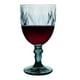 thumbnail image 2 of Juego 24 Copas de Vidrio Cristal para Champaña Vino Agua  Color Azul Cobalto, 2 of 3