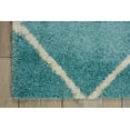 thumbnail image 4 of Nourison Brisbane Trellis Aqua 8'2" x 10' Area Rug, (8x10), 4 of 5