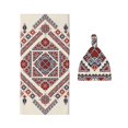 Coaee Fashion Tatreez2 for Newborn Receiving Blanket Swaddle Wrap for