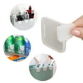 thumbnail image 4 of 1PC Spoon And Lid Rest Plastic Refrigerator Clapboard Storage Box Adjustable Snap On Storage Box Refrigerator Pantry Grid Clapboard Divider Storage Box For Home Kitchen Office Supplies Clear, 4 of 9