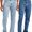 Light & Medium, variant on George Men's 100% Cotton Regular Fit Jeans, 2-Pack