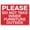 Warning Sign 1, variant on No Trespassing Private Property No Beach Access Sign, 8"x12" Aluminum Metal Sign, Indoor Outdoor Restriction Sign