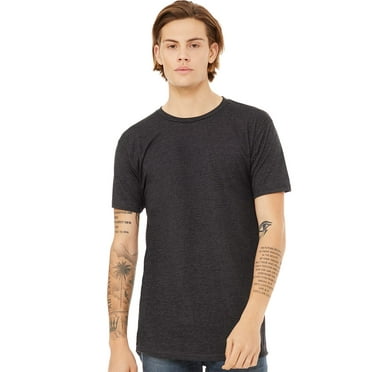 BELLA   CANVAS - Long Body Urban Tee - 3006 - Dark Grey Heather - S