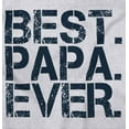 thumbnail image 2 of Best Papa Ever Worlds Greatest Father Zip Hoodie Sweatshirt Men Brisco Brands L, 2 of 5