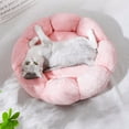 thumbnail image 4 of AZXY 23.62" Dog Beds for Large Dogs On Clearance,Large Dog Bed,Donut Dog Bed,Pet Beds for Cats,Indestructible Washable Chew Proof Comfort Cat Bed Small Crate Pink, 4 of 8