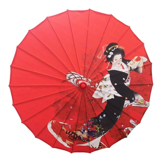 de baile de papel engrasado de estilo chino tradicional hecho a mano para decoración de jardín Paisaje Festival Fiesta de Kimono mayimx sombrilla china