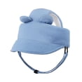 thumbnail image 4 of Casco infantil,Gorra protectora para sombrero,protección anticolisión,Protector de cabeza para bebés que gatean y caminan,Gorro protector anticaída para la cabeza de 6 a 24 meses,Gorra azul, 4 of 8