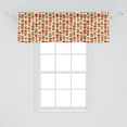 thumbnail image 2 of Ambesonne Tiki Bar Window Valance, Retro Hawaiian, 54" X 18", Multicolor, 2 of 3