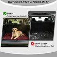 thumbnail image 4 of Yspwyqan Trunk Matt for SUV, 29" x 39" Season-Resistant Auto Cargo Mat, Gothic Bat Non-Slip Easy to Clean Vehicle Interior Accessory Fit for Most Sedans SUVs Wagons, 4 of 7