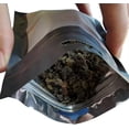 thumbnail image 3 of 100 Pieces Foil Ziplock Bags (black, 10.5x15cm) Resealable Mylar Food Storage Bags With Clear Window, 3 of 5